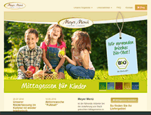 Tablet Screenshot of meyer-menue.de